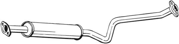 Mittelschalldämpfer