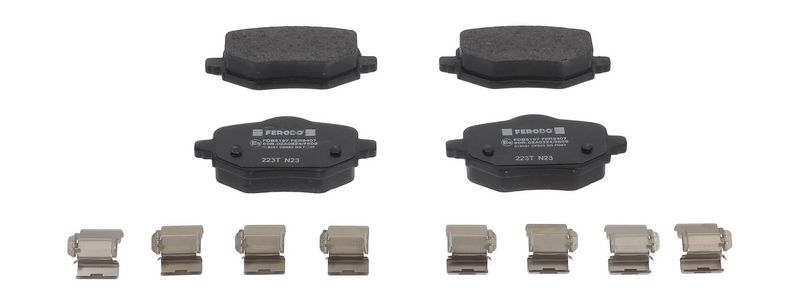 Bremsbelagsatz, Scheibenbremse