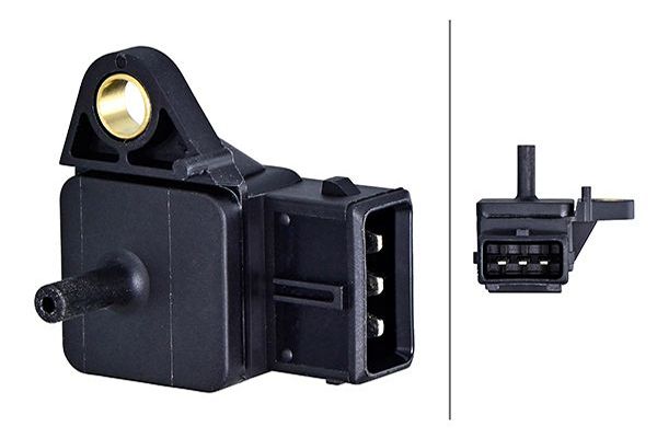 Drucksensor im Ansaugkrümmer (3 pin) passt zu: MERCEDES A (W168), A (W169), C (W203), E (W211), S (W220, V220), SPRINTER 3,5-T (B906), SPRINTER 3-T (B903), VITO (W638), VOLVO 850 1.4-3.2D 09.91-12.18