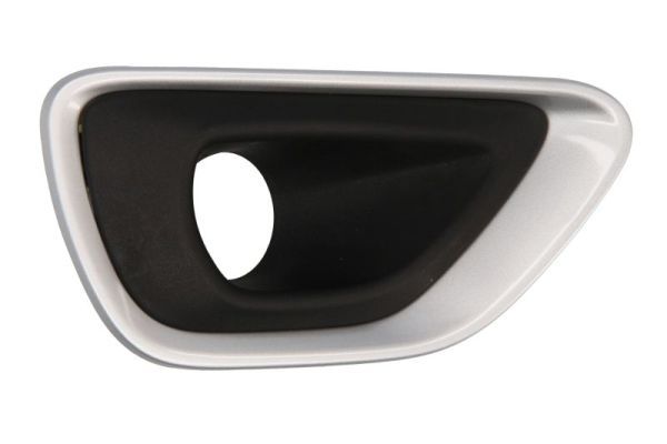 Stoßstangengitter vorne R (mit Löchern für Halogenscheinwerfer, aluminium/schwarz) passt zu: JEEP GRAND CHEROKEE IV WK2 01.13-10.16