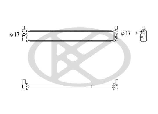 Kühler Motor (automatikgetriebe) passt zu: TOYOTA AURIS, PRIUS, PRIUS PLUS 1.8H 06.08-