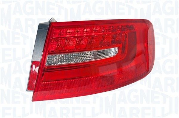 Lampe hinten R (äußerer Teil, W16W, blinkerfarbe rot, glasfarbe rot/weiß) passt zu: AUDI A4 B8 5D 11.11-05.16