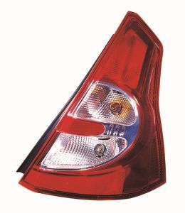Lampe hinten R (P21/5W/P21W, blinkerfarbe weiß, glasfarbe rot/weiß) passt zu: DACIA SANDERO Hatchback 06.08-01.13