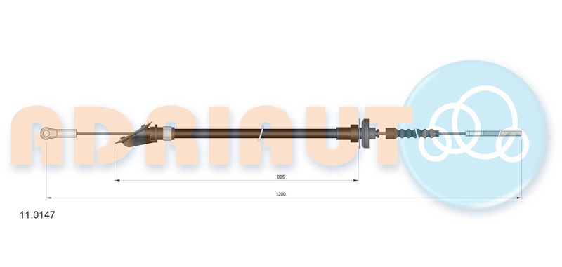 Seilzug, Kupplungsbetätigung