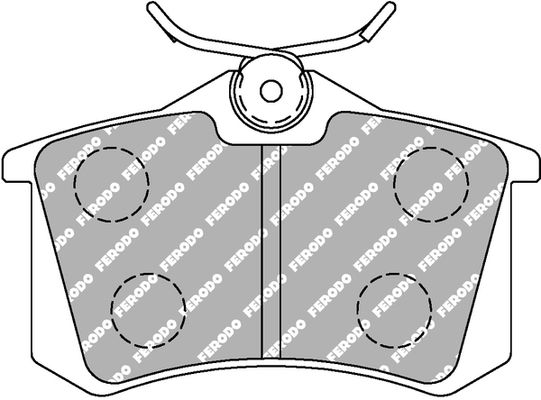 Bremsbelagsatz, Scheibenbremse