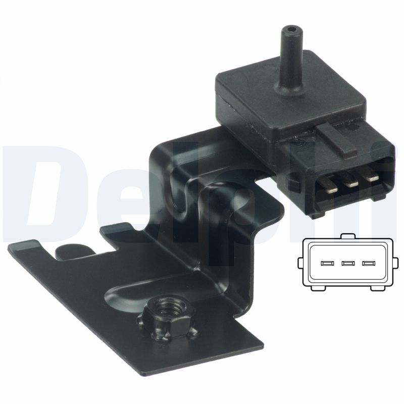 Drucksensor im Ansaugkrümmer (3 pin) passt zu: VOLVO S60 I, S80 I, V70 II 2.4/2.4CNG/2.4LPG 01.99-04.10