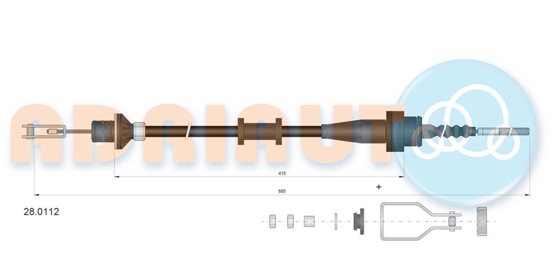 Seilzug, Kupplungsbetätigung