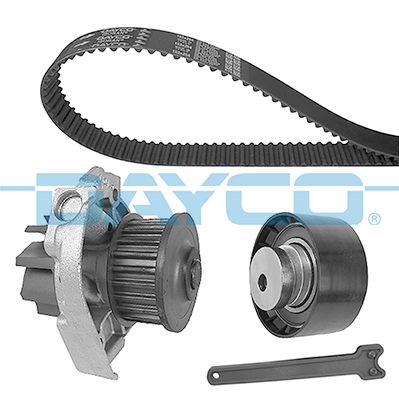 Ventilsteuerung Satz (Riemen + Rolle + Flüssigkeitspumpe) passt zu: ABARTH 500 / 595 / 695, 500C / 595C / 695C, GRANDE PUNTO, PUNTO EVO, ALFA ROMEO GIULIETTA, GIULIETTA/HATCHBACK 1.2-3.0D 10.98-