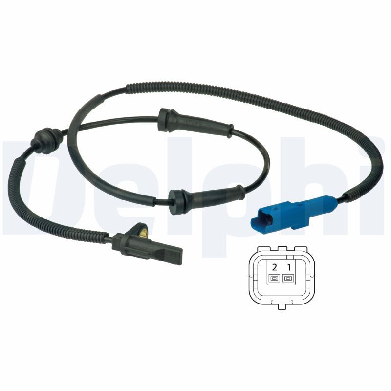 ABS-Sensor vorne L/R passt zu: DS DS 3, CITROEN C3 AIRCROSS I, C3 AIRCROSS II, C3 II, C3 II/HATCHBACK, C3 III, C3 ORIGIN III, C3 PICASSO, C4 CACTUS, C-ELYSEE, DS3, PEUGEOT 2008 I 1.0-1.6LPG 02.06-