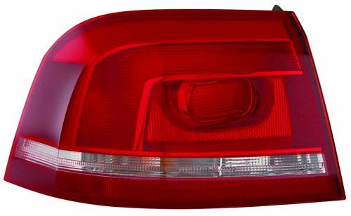 Lampe hinten R (äußerer Teil, P21W/W16W, blinkerfarbe weiß, glasfarbe rot) passt zu: VW PASSAT B7 Kombi 08.10-12.14