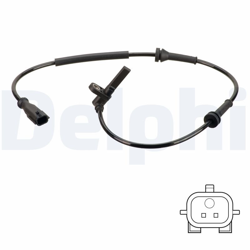 ABS-Sensor vorne L/R passt zu: RENAULT TWINGO II, WIND 1.2/1.5D/1.6 03.07-