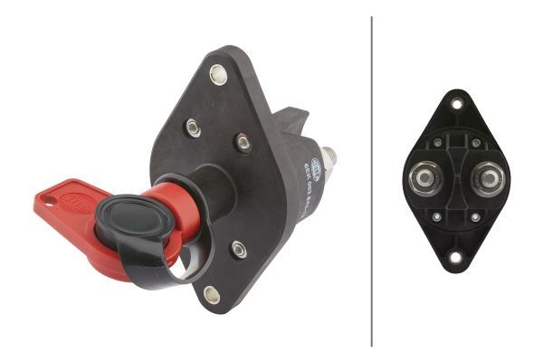 Hauptschalter, Batterie