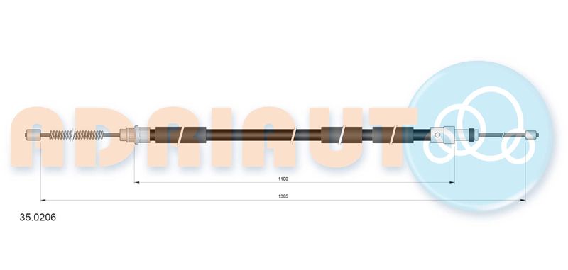 Seilzug, Betriebsbremse