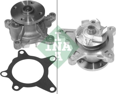 Kühlmittelpumpe, mit dichtung passt zu: HYUNDAI ACCENT IV, ELANTRA IV, ELANTRA V, I20 I, I30, KIA CARENS III, CEE'D, CERATO I, CERATO II, PRO CEE'D, SOUL I 1.4/1.6/1.8 05.06-12.17