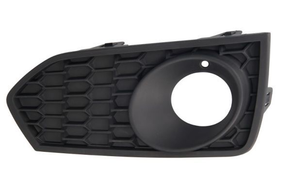 Stoßstangengitter vorne R (mit Löchern für Halogenscheinwerfer, schwarz, M-PAKIET) passt zu: BMW 2 F22, F23, F87 Cabrio / Coupe 10.13-06.16