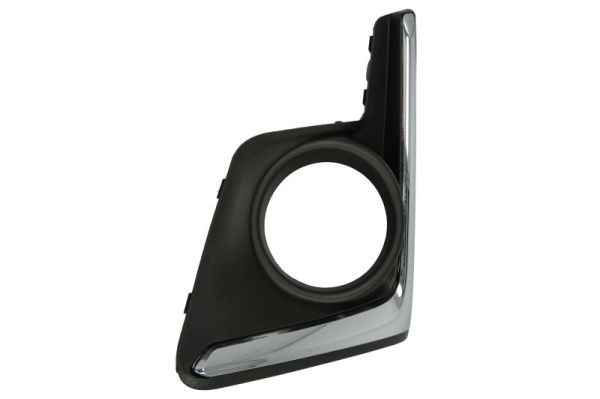 Stoßstangengitter vorne L (mit Löchern für Halogenscheinwerfer, kunststoff, chrom/schwarz) passt zu: SUBARU XV GP 01.16-06.18