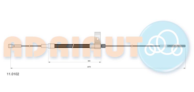 Seilzug, Betriebsbremse