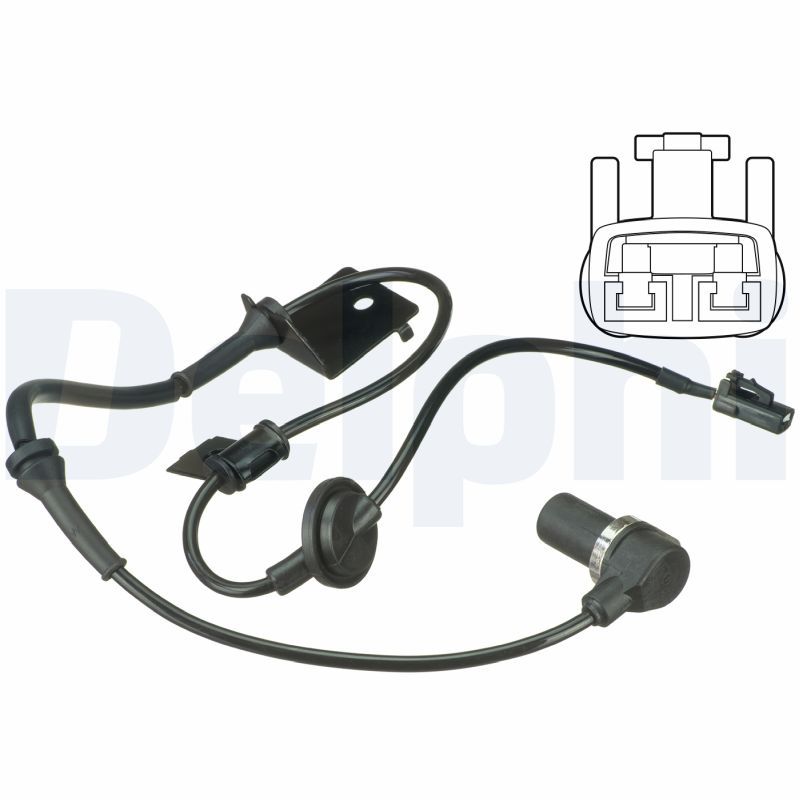 ABS-Sensor vorne L passt zu: HYUNDAI SANTA FÉ I, SANTA FÉ I/SUV 2.0-2.7 08.00-03.06