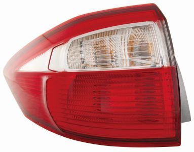 Lampe hinten R (äußerer Teil, P21/5W/P21W, blinkerfarbe weiß, glasfarbe rot) passt zu: FORD C-MAX II GERÄUMIGER AUFBAU 12.10-04.15