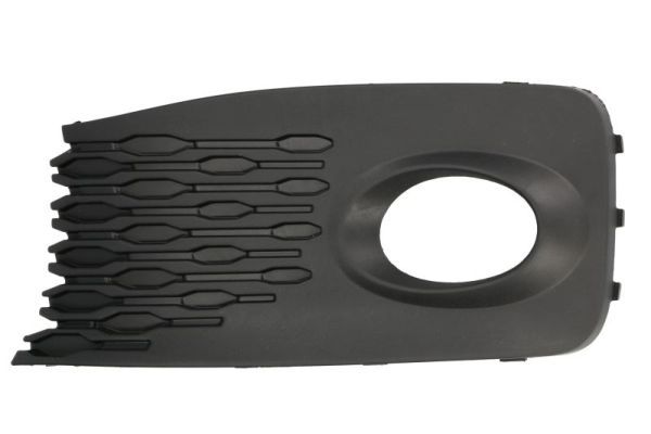 Stoßstangengitter vorne L (mit Löchern für Halogenscheinwerfer, kunststoff, schwarz) passt zu: VW CADDY V 09.20-