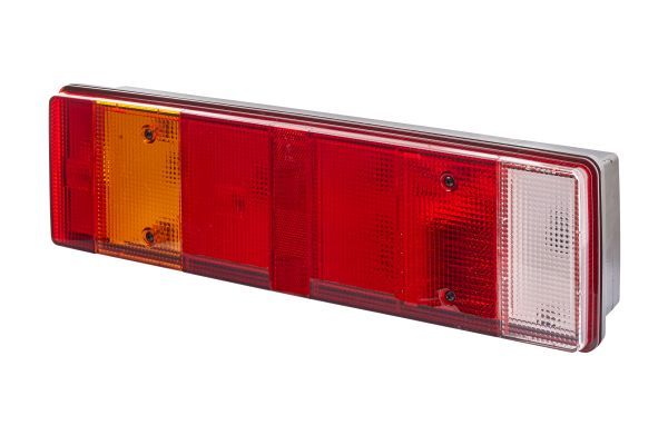 Lampe hinten L (P21W/R5W, blinkerfarbe orange, glasfarbe rot, nebellicht, rückfahrlicht) passt zu: VW LT II Fahrgestell / Plattform/Fahrwerk 05.96-07.06