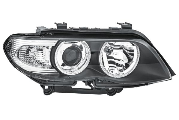 Scheinwerfer R (Halogen, H1/H10W/H7/PY21W, elektrisch, mit motor, glühbirne, blinkerfarbe: durchsichtig) passt zu: BMW X5 (E53) -12.06