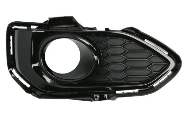 Stoßstangengitter vorne R (mit Löchern für Halogenscheinwerfer, schwarz glänzend) passt zu: HONDA JAZZ IV 09.15-01.20