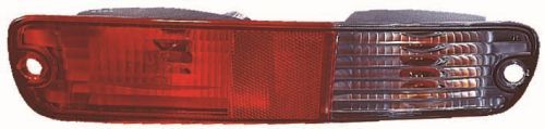 Lampe hinten L (Unterteil, P21W/W21/5W, blinkerfarbe weiß, glasfarbe rot) passt zu: MITSUBISHI PAJERO III Off-Road 01.03-01.07