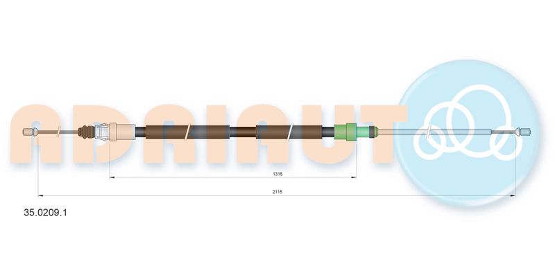 Seilzug, Feststellbremse
