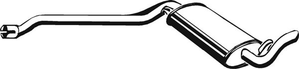 Mittelschalldämpfer