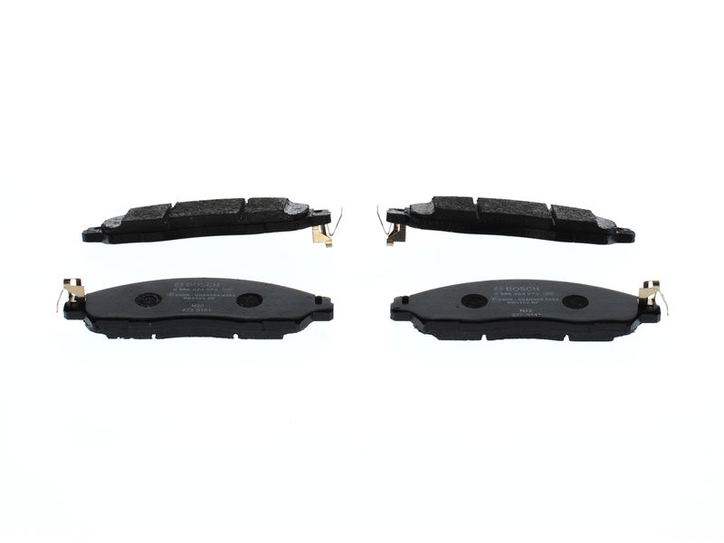 Bremsbelagsatz, Scheibenbremse