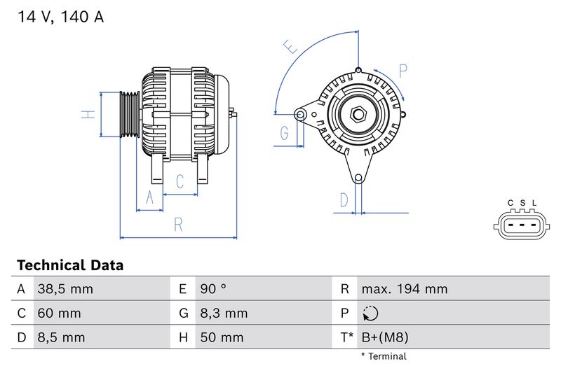 Drehstromgenerator