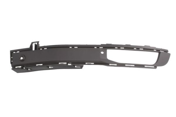 Stoßstangengitter vorne L (Unten, mit Löchern für Halogenscheinwerfer, mit Löchern für Parkometer, kunststoff, schwarz) passt zu: VW TRANSPORTER T6 04.15-02.19