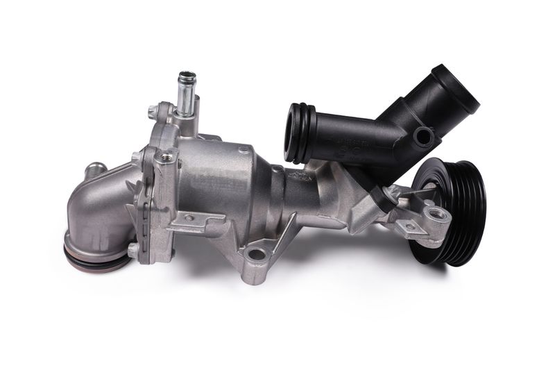 Kühlmittelpumpe, mit dichtung passt zu: MERCEDES A (W176), B SPORTS TOURER (W246, W242), CLA (C117), CLA SHOOTING BRAKE (X117), GLA (X156) 1.6-2.0CNG 11.11-12.19