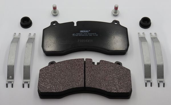 Bremsbelagsatz, Scheibenbremse