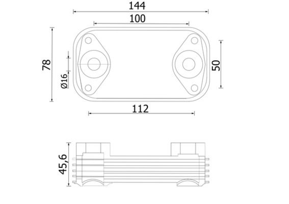 Ölkühler passt zu: IVECO DAILY III, DAILY IV, DAILY V, DAILY VI, MASSIF, CITROEN JUMPER III, FIAT DUCATO, PEUGEOT BOXER, FUSO (MITSUBISHI) CANTER VII (FB7_, FE7_, FB8_, FE8_) 2.3D-3.0D 07.99-