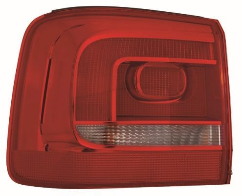 Lampe hinten R (äußerer Teil, P21W, blinkerfarbe weiß, glasfarbe rot) passt zu: VW TOURAN I GERÄUMIGER AUFBAU 05.10-05.15