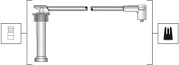 Zündleitungssatz passt zu: FORD FOCUS I, MONDEO III 1.8/2.0 02.99-03.07