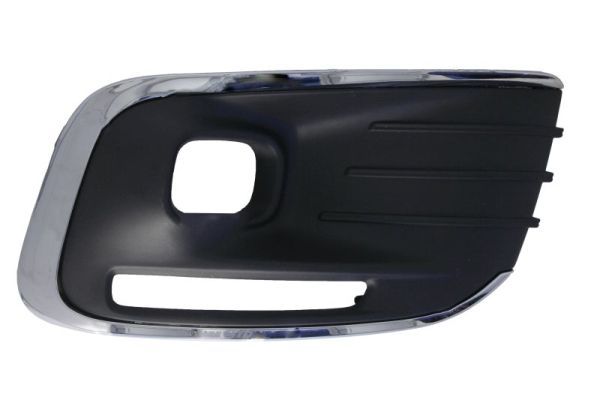 Stoßstangengitter vorne R (mit Löchern für Halogenscheinwerfer, mit Löchern für Abblendlicht, kunststoff, chrom/schwarz) passt zu: CITROEN C-ELYSEE 11.16-