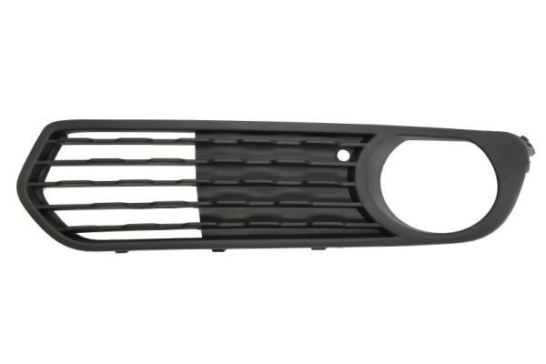 Stoßstangengitter vorne L (mit Löchern für Halogenscheinwerfer, schwarz) passt zu: BMW 1 F20, F21 11.10-03.15