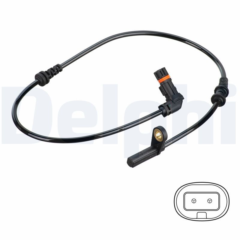 ABS-Sensor vorne L/R passt zu: MERCEDES C (C204), C T-MODEL (S204), C (W204) 1.6-3.5 01.07-