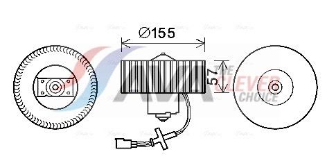 Elektromotor, Innenraumgebläse