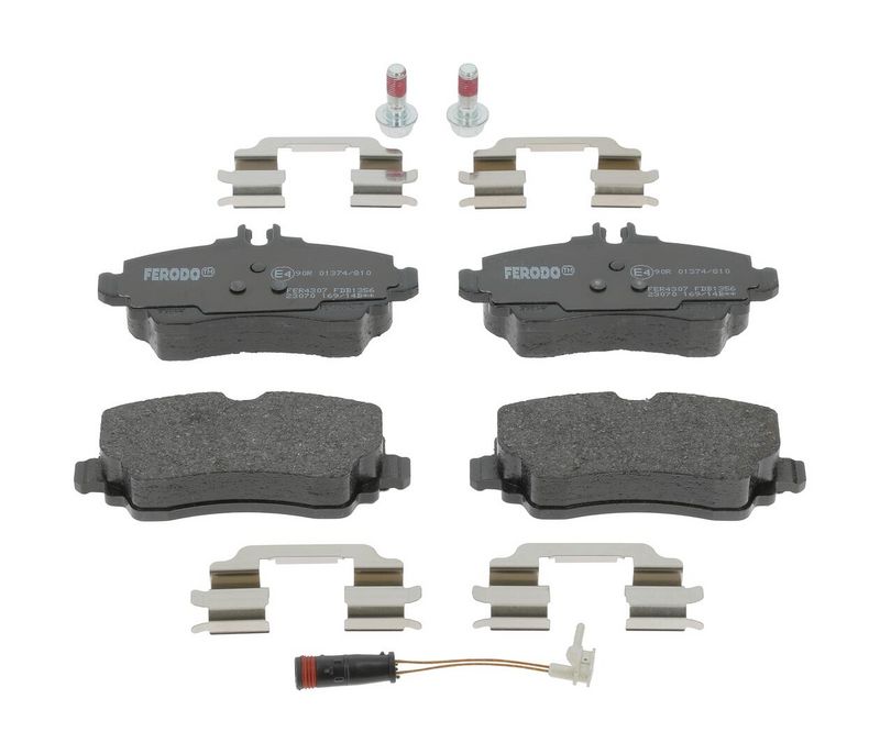 Bremsbelagsatz, Scheibenbremse