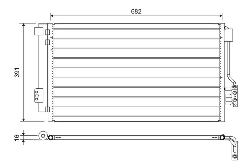 Kondensator, Klimaanlage