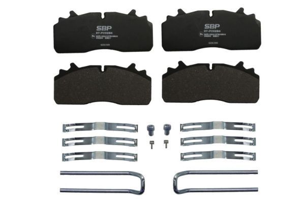 Bremsbelagsatz, Scheibenbremse