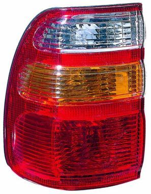 Lampe hinten R (äußerer Teil, blinkerfarbe gelb, glasfarbe rot) passt zu: TOYOTA LAND CRUISER 100 J1 01.98-08.07