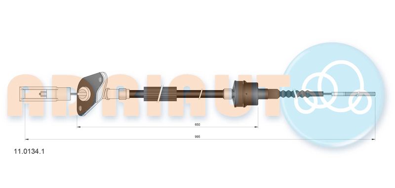 Seilzug, Kupplungsbetätigung