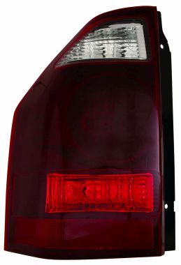 Lampe hinten L (W21W/W5W, blinkerfarbe weiß, glasfarbe rot) passt zu: MITSUBISHI PAJERO III Off-Road 04.00-01.07