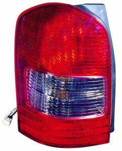 Lampe hinten L (P21W, blinkerfarbe weiß, glasfarbe rot) passt zu: MAZDA MPV II 09.99-05.04
