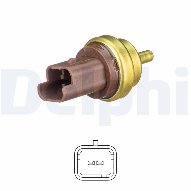 Kühlmitteltemperatur -Sensor (anzahl der Pins: 2, schwarz) passt zu: CITROEN BERLINGO, BERLINGO MULTISPACE, BERLINGO/MINIVAN, C2, C3 I, C3 II, C3 III, C3 PICASSO, C4 1.4-1.6LPG 07.00-